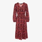 Dames maxi jurk roze