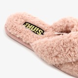 Dames teddy pantoffels