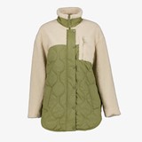 Dames jas met teddy details