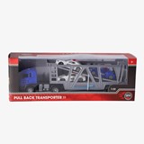 Vrachtwagen met 3 auto's