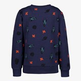 Jongens sweater met raketten blauw