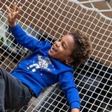 Jongens sweater met astronaut blauw