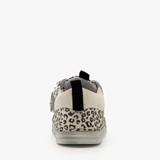 Leren babyschoenen met luipaardprint