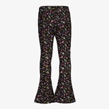 Meisjes flared broek met bloemenprint