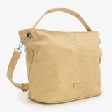 Dames schoudertas beige