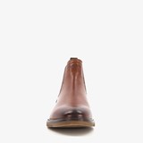 Leren heren chelsea boots cognac/bruin