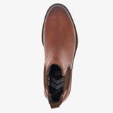 Leren heren chelsea boots cognac/bruin