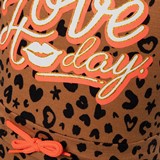 Meisjes jurk met luipaardprint