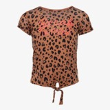 Meisjes T-shirt met luipaardprint