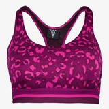 Dames sport BH met luipaardprint