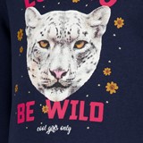 Meisjes sweater met tijgerkop