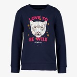 Meisjes sweater met tijgerkop