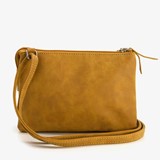 Dames schoudertas camelkleur