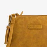 Dames schoudertas camelkleur