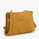 Dames schoudertas camelkleur