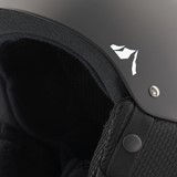 Kinder skihelm zwart