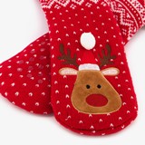 1 paar heren kerstsokken met Rudolf