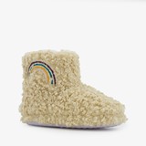 Kinder pantoffels met regenboog