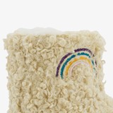 Kinder pantoffels met regenboog