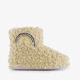 Kinder pantoffels met regenboog