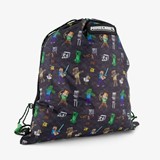 Minecraft gymtas zwart