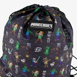 Minecraft gymtas zwart