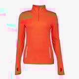 Dames hardloop pully oranje