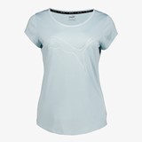 Heather Cat sport dames T-shirt lichtblauw