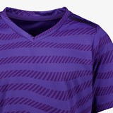 Dry meisjes voetbal T-shirt paars met print