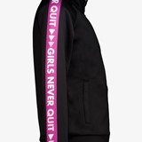 Meisjes sportvest zwart/roze