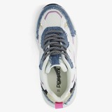Meisjes dad sneakers met denim details