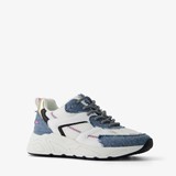 Meisjes dad sneakers met denim details