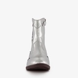 Meisjes western boots zilveren metallic