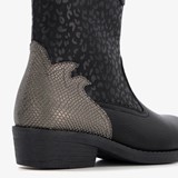 Meisjes western laarsjes met dierenprint