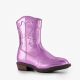 Meisjes western boots paars metallic