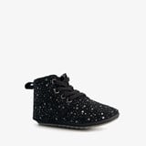 Leren babyschoenen met stippen