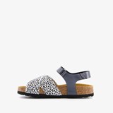 Meisjes bio sandalen zwart stippen