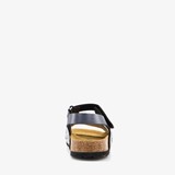 Meisjes bio sandalen zwart stippen