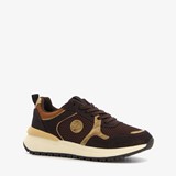 Dames sneakers bruin goud