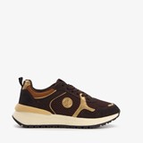 Dames sneakers bruin goud