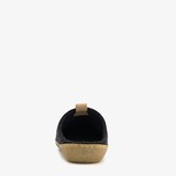 Wollen dames pantoffels grijs