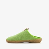 Wollen dames pantoffels groen