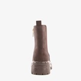 Lage dames chelsea boots bruin