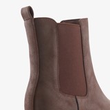 Lage dames chelsea boots bruin