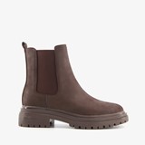 Lage dames chelsea boots bruin