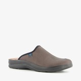 Leren heren pantoffels bruin