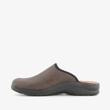 Leren heren pantoffels bruin