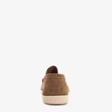 Suede heren instappers bruin