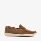 Suede heren instappers bruin