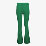 Dames flared pantalon groen